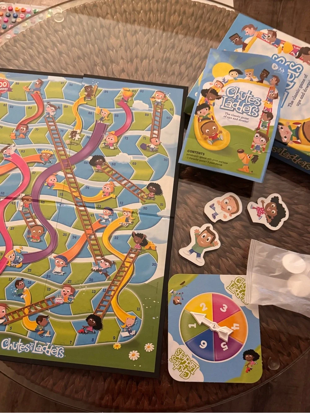 Hasbro Chutes and Ladders Board Game - Blue, Yellow